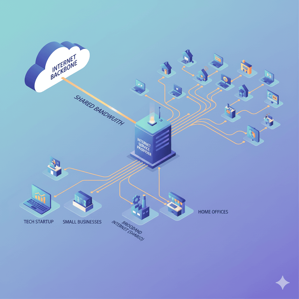 Ilustrasi Kantor Broadband